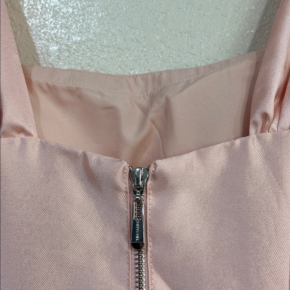 SHERRI HILLL WOMENS STRAPPED MIKANO MERMAID GOWN WITH SKIRT PINK Sz 6 - Picture 9 of 15
